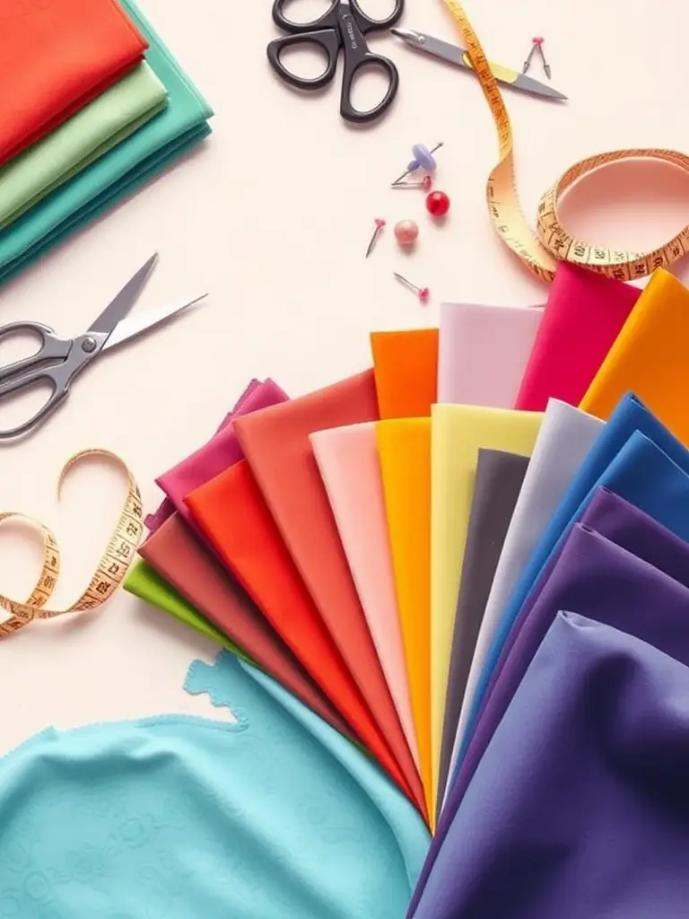 A vibrant and artistic display of Kanavice Textile's aesthetically pleasing fabric patterns, showcasing the brand's unique design and visual appeal.